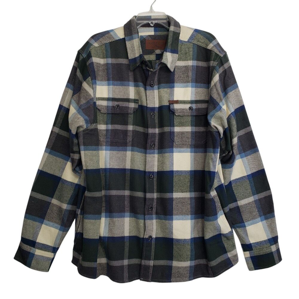 Orvis Men's XXL Flannel Shirt / Shacket with Side Pockets